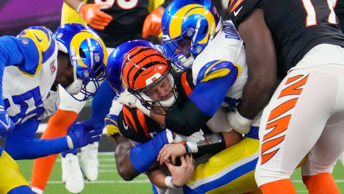 Joe Burrow-Aaron Donald-Super Bowl